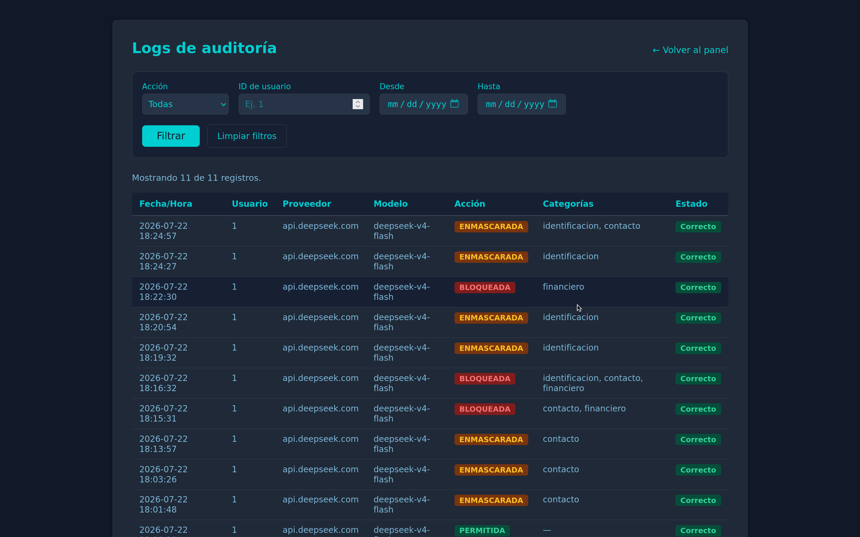 Imagen de LLM Governance API Proxy